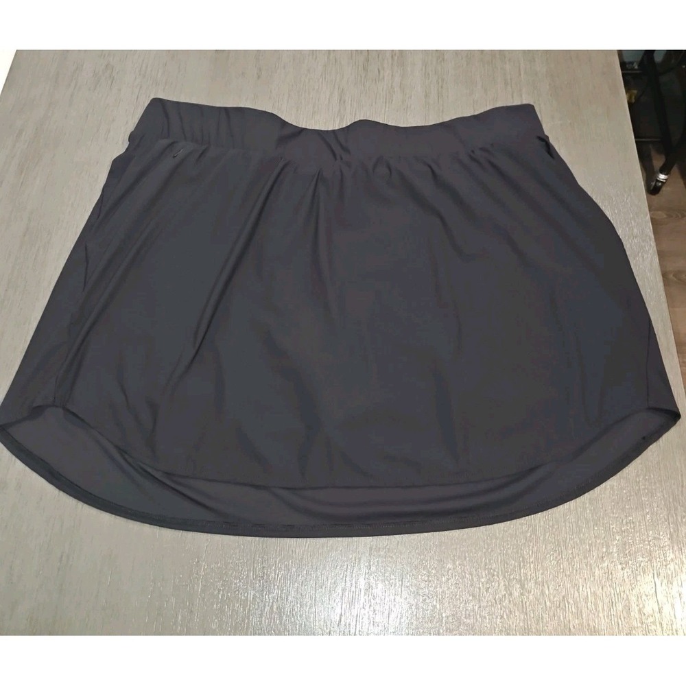 All In Motion Womens XXL Black Athletic Skort Built In Shorts Activewear Golf
